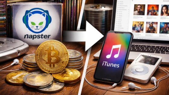 “las criptomonedas están saliendo de la era napster para entrar al momento itunes”