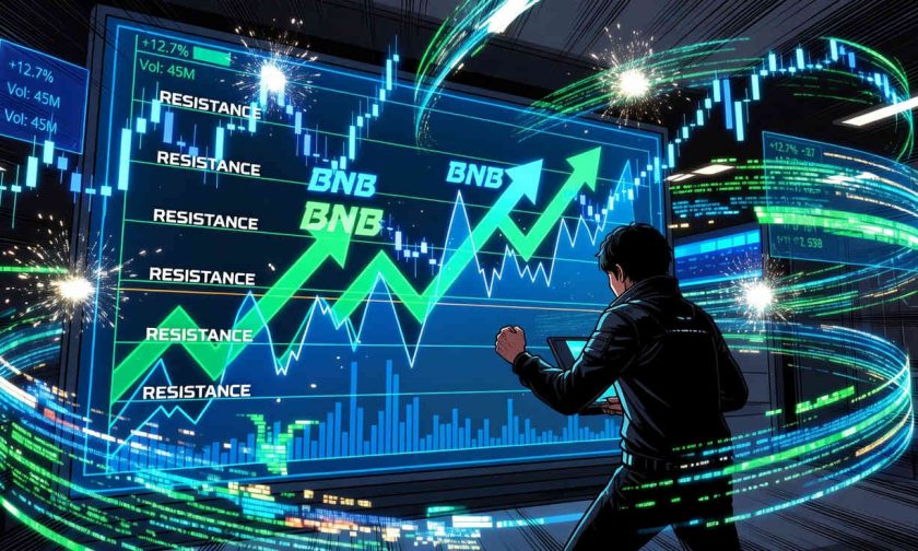 bnb sube 2,1% en 24 horas ante volumen elevado
