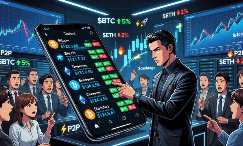 x prepara smart cashtags para trading de acciones y criptomonedas dentro de la app