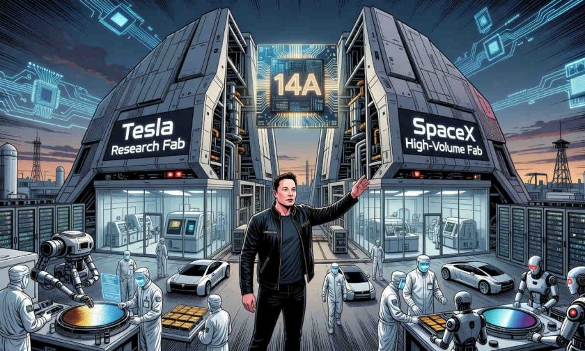 tesla y spacex apuestan por intel 14a para fabricar chips de ia en terafab
