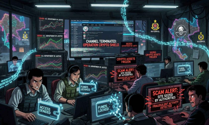 eeuu congela usd $701 millones en cripto por red de estafas en el sudeste asiático