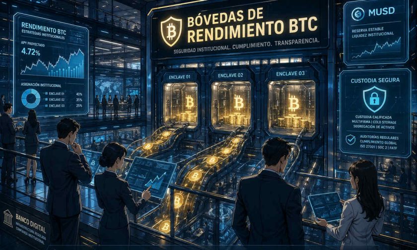 mezo lanza bóvedas de rendimiento en bitcoin con anchorage para atraer capital institucional