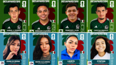el "álbum mundialista de desaparecidos" de un colectivo de búsqueda en méxico