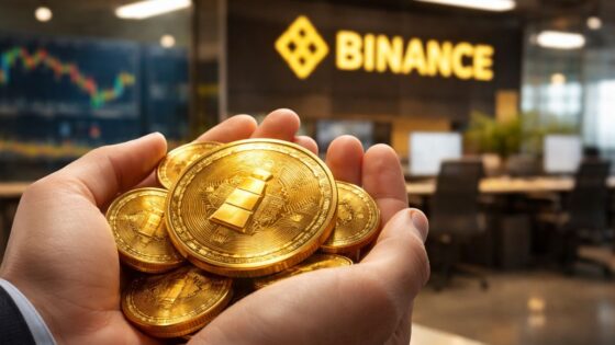reservas de oro tokenizado en binance subieron 400% desde 2025
