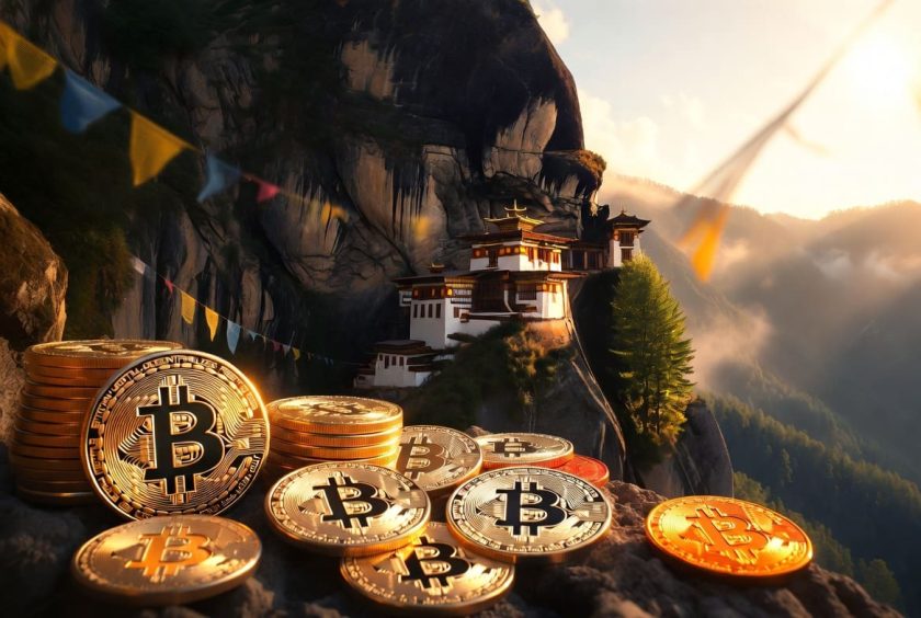 bután mueve otros usd $8,2 millones en bitcoin mientras continúan salidas de reservas estatales