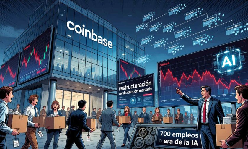 coinbase despedirá a 700 empleados a medida que se reestructura para la era de ia