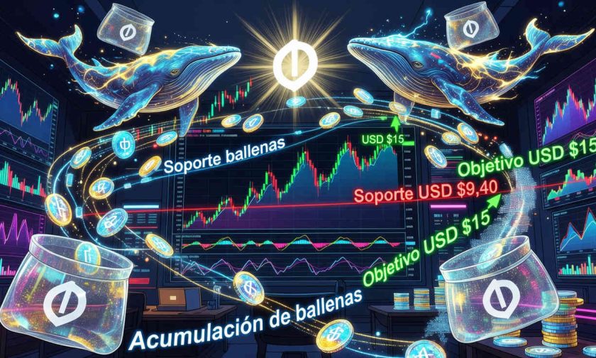 chainlink atrae a las ballenas: suman 32,93 millones de link y el mercado mira usd $15