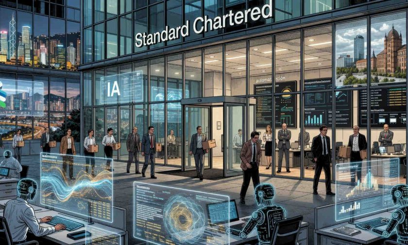 standard chartered recortará más de 7.000 empleos mientras acelera su apuesta por la ia