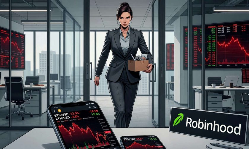 robinhood pierde a su principal ejecutiva cripto en medio de caída de ingresos