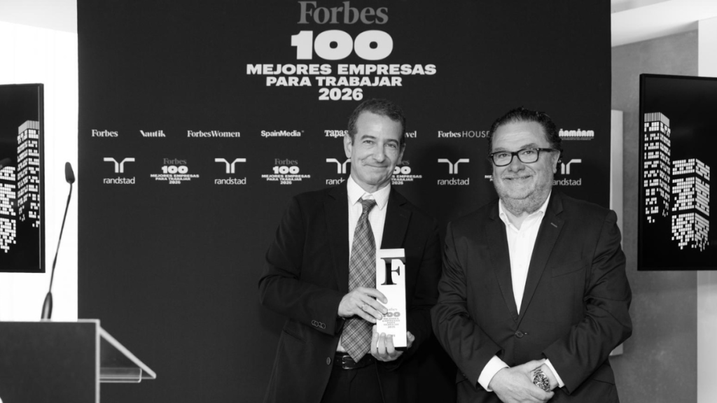 jti recoge el premio forbes a la mejor empresa para trabajar 2026: «son las personas quienes nos permiten alcanzar esos objetivos»