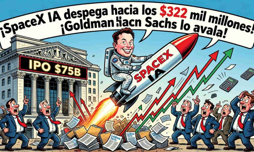 goldman sachs prevé que spacex genere usd $322.000 millones por ia en 2030
