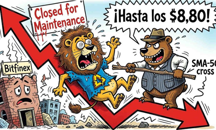 leo se desploma un 2,75% y pierde el soporte de los $9,50 en medio de un volumen menguante