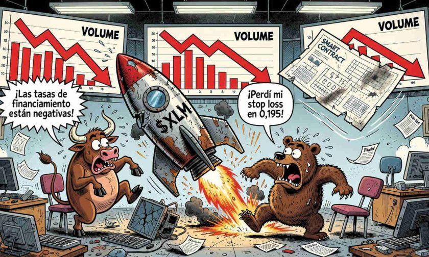 stellar ($xlm) se desploma un 2,14% mientras la actividad on chain disminuye