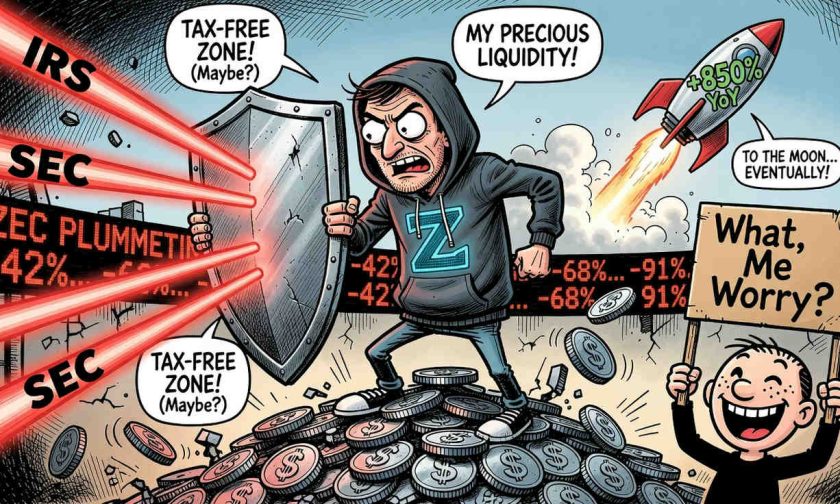 zec se desploma un 25 % en dos semanas: ¿oportunidad o trampa de valor?