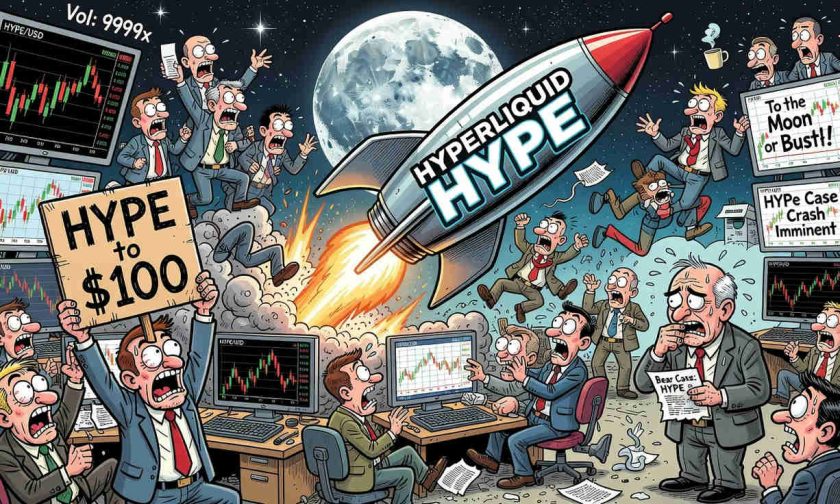 hyperliquid (hype) se dispara un 8,77% y desafía su máximo histórico mientras los traders en largos se multiplican